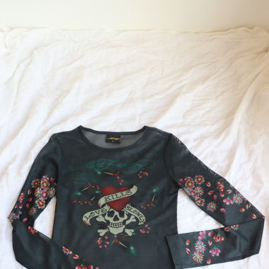 Ed Hardy Love Kills Long Sleeve Shirt