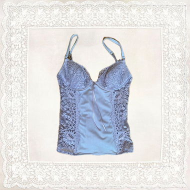 purple corset top