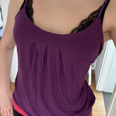 Violet Y2K Top