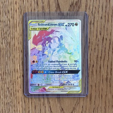 Carta Pokémon Reshiram & Zekrom GX