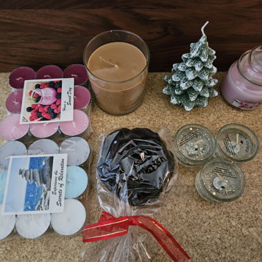 Candles and candle holders
