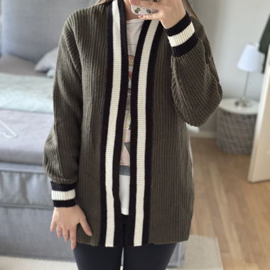 Mango Strickcardigan khaki M/L