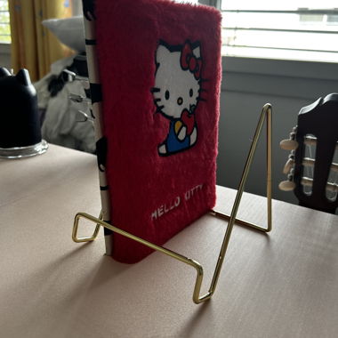 Supporto per esposizione/libro dorato