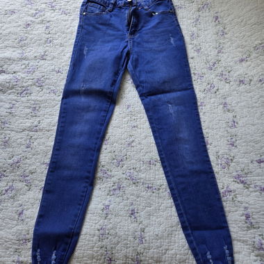 Jeans skinny bleus