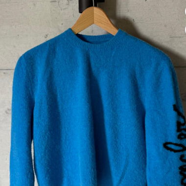Electric Blue Moncler Wool Sweater