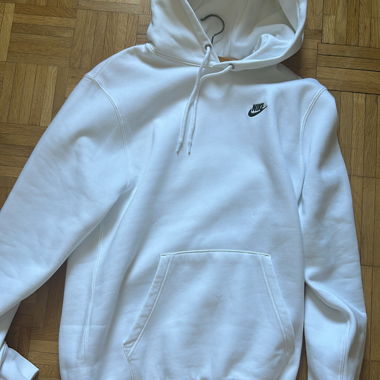 Sweat à capuche Nike blanc