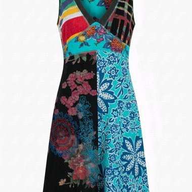 Abito smanicato fantasia Desigual