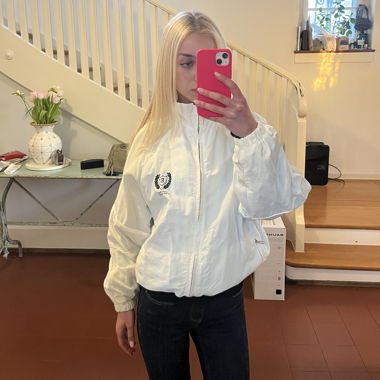 Bershka veste coupe-vent blanche taille S