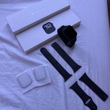 Apple Watch Series 10 46mm with accessories