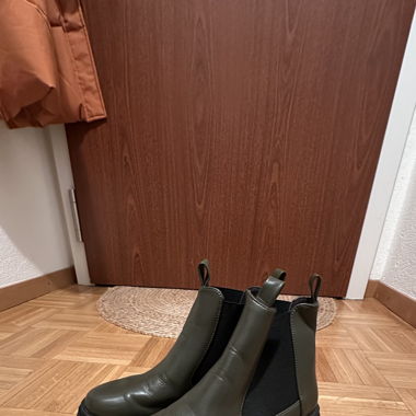 Bottines kaki taille 40