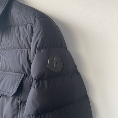 Doudoune longue Moncler noire