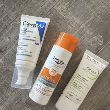 Lot de crème hydratante pour skincare