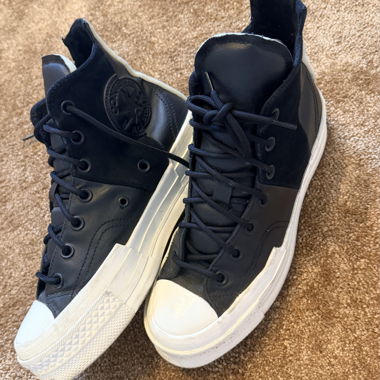 Black High-Top Sneakers