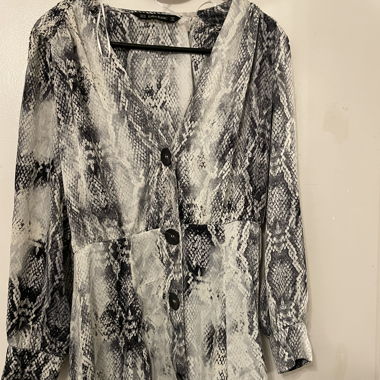 Kleid schlangenoptik