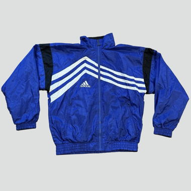 Adidas Retro Vintage Trainingsjacke Blau Grösse S 