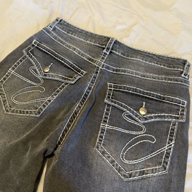 Grey jeans