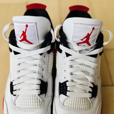 NIKE Jordan 4 Retro Red cement Größe 42
