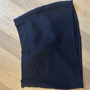 Navy formal skirt