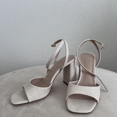 Cute white sandals