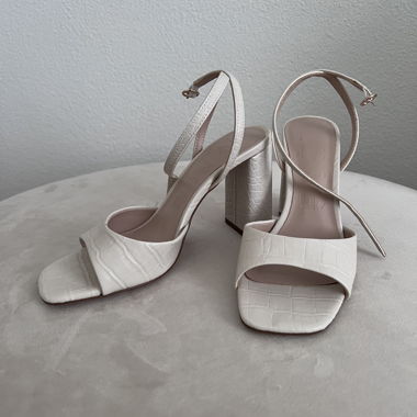 Sandales Mango blanches
