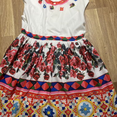 Abito Dolce & Gabbana con motivo floreale