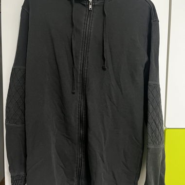 Hoodie zippé noir
