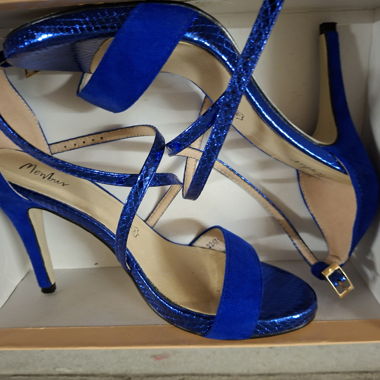 Scarpe con tacco alto Menbur 39 blu