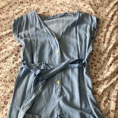Mango jumpsuit, blue, size S
