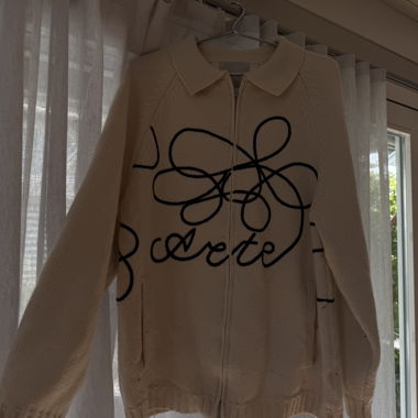 Felpa con zip Arte.