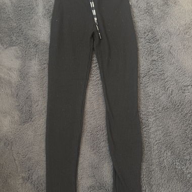 Schwarze Leggings