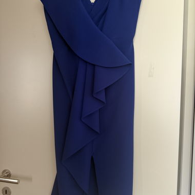 Robe bleue Maxra Govana, fabriquée en Italie
