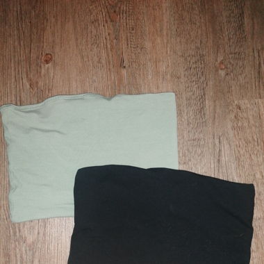 Bandeux Top (Grün und Schwarz) 