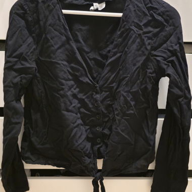 Schwarze H&M Bluse Gr. 40