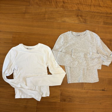 Bershka Long-Sleeve T-Shirt Set