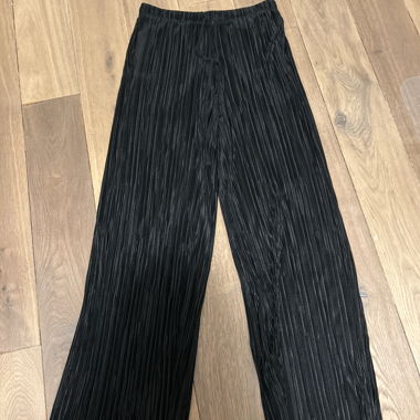 Pantalon plisse noir