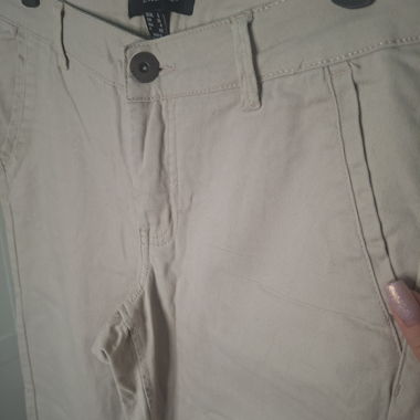 Pantaloni chino beige