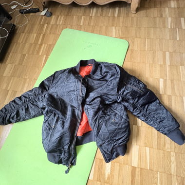 Veste bomber noire