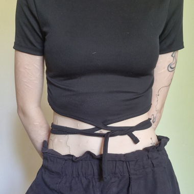 Black Crop Top