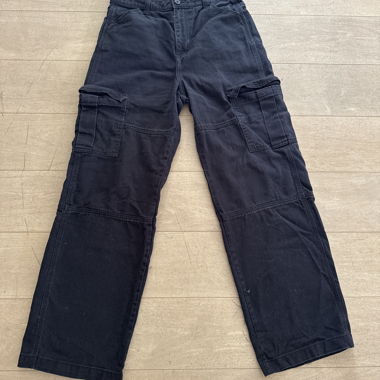 Pantaloni Cargo Lunghi Neri