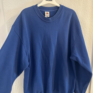 Felpa Fruit of the Loom Blu XL