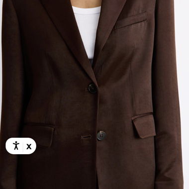 Brown Stradivarius Blazer