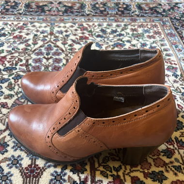 Absatzschuhe Leder