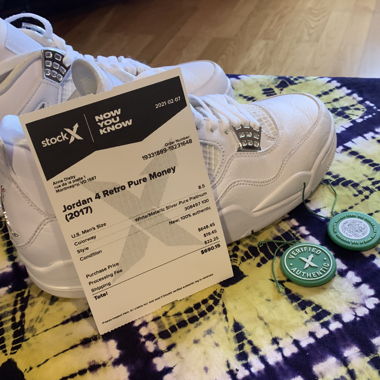 Jordan 4 Retro Pure Money
