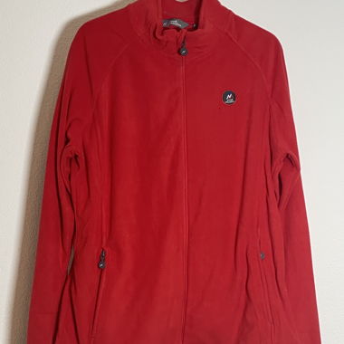 Veste Polaire Rouge Zippée