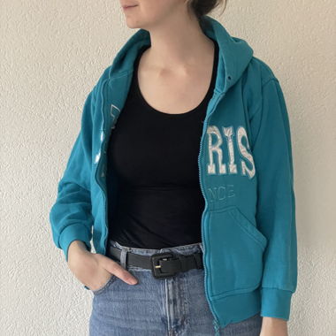 Jaquette bleue