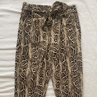 Hose mit Animal-Print