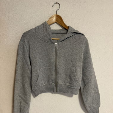 Graue Jacke
