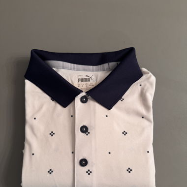 Puma Golf Polo weiss/ blau