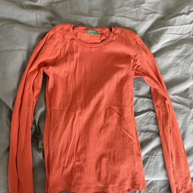 Langarm-T-Shirt orange vif