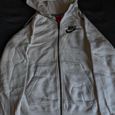 Nike Zip Up - White - Size S